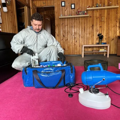 ФОТО Полное удаление ртути в помещениях в Большой Речке