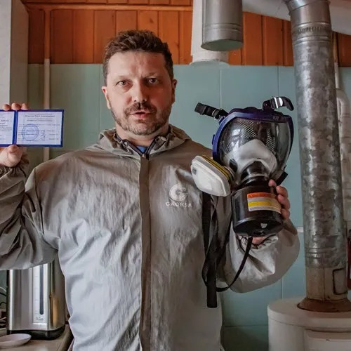 ФОТО Удаление плесени в Большой Речке